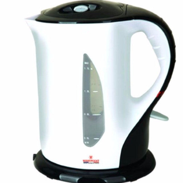 Westpoint WF-3114 - Deluxe Cordless Kettle - 1.7 Liter - White & Black